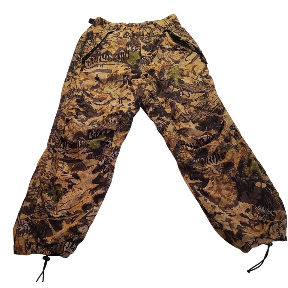 Weatherby Mossy Oak‎ Camo Hunting Pants Men's Medium 30x27 Waterproof Breathable